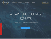 Tablet Screenshot of praetorian.com